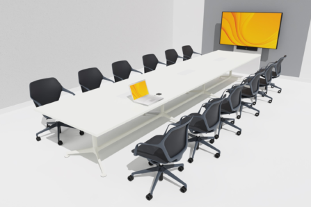 VAV Videokonferenzraumlösung – BYOM – 8–12 Personen – Single Display – fest installiert