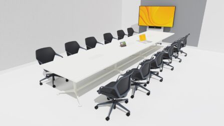 VAV Videokonferenzraumlösung – Microsoft Teams Rooms – 8–12 Personen – Single Display mobil
